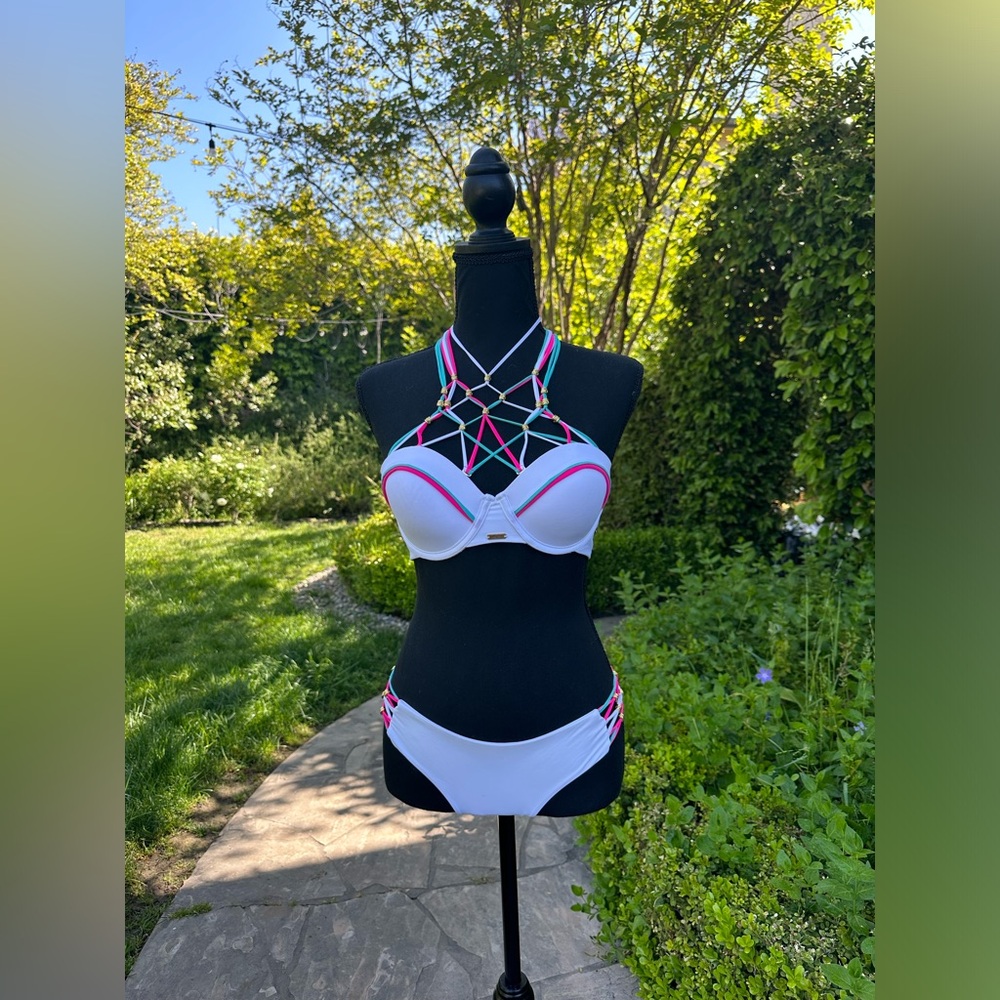 Beach Bunny embellished two piece
